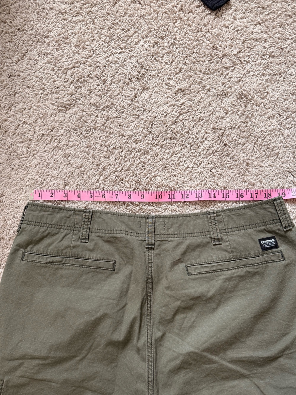 Denizen from Levi's Olive Green Utility Shorts - Picture 7 of 8